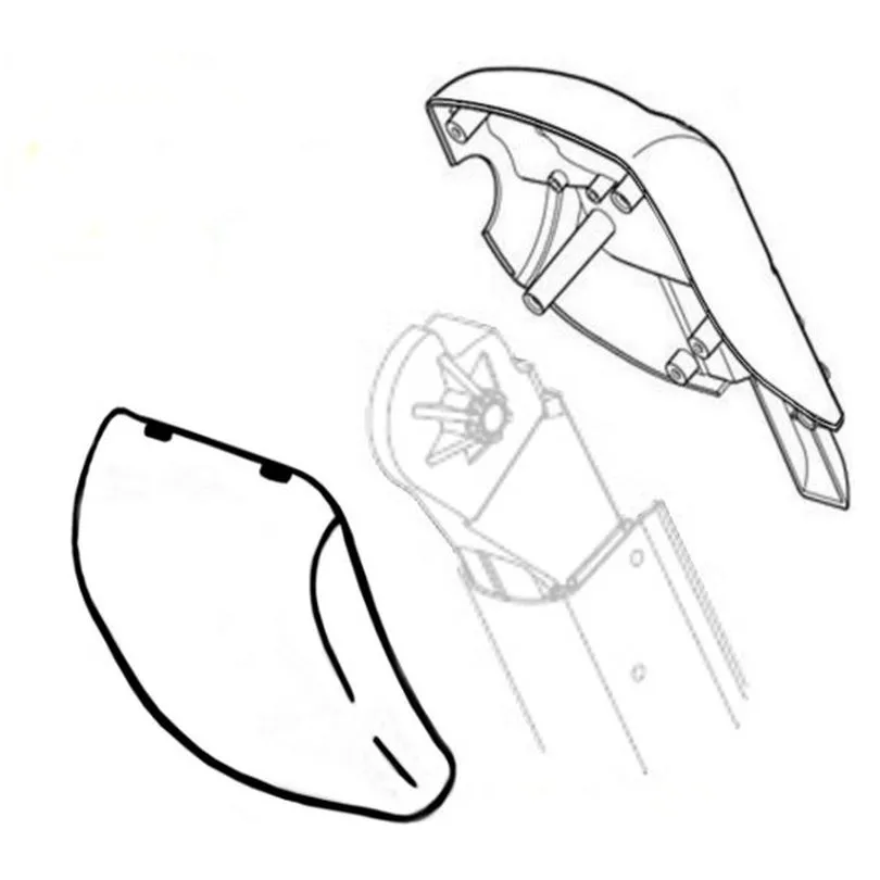 KIT IDLER COVER LAT WHT